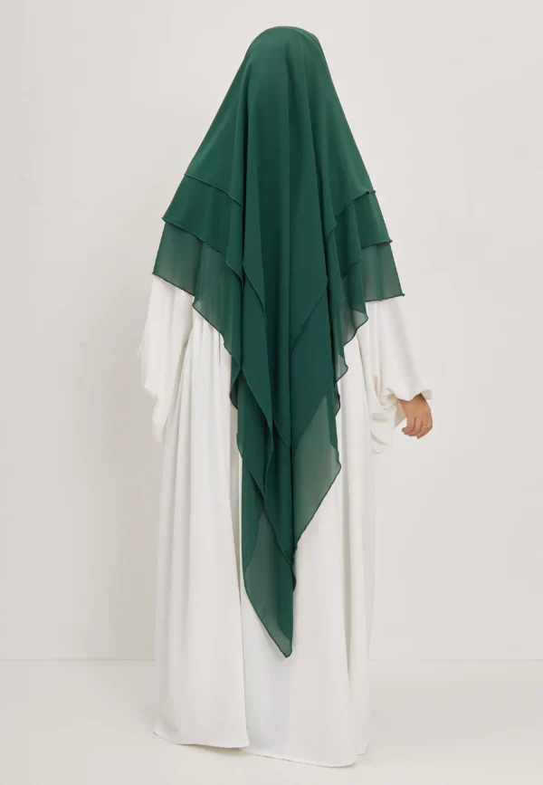 khimar 3 voile en mousselines - 3 layer khimar in chiffon