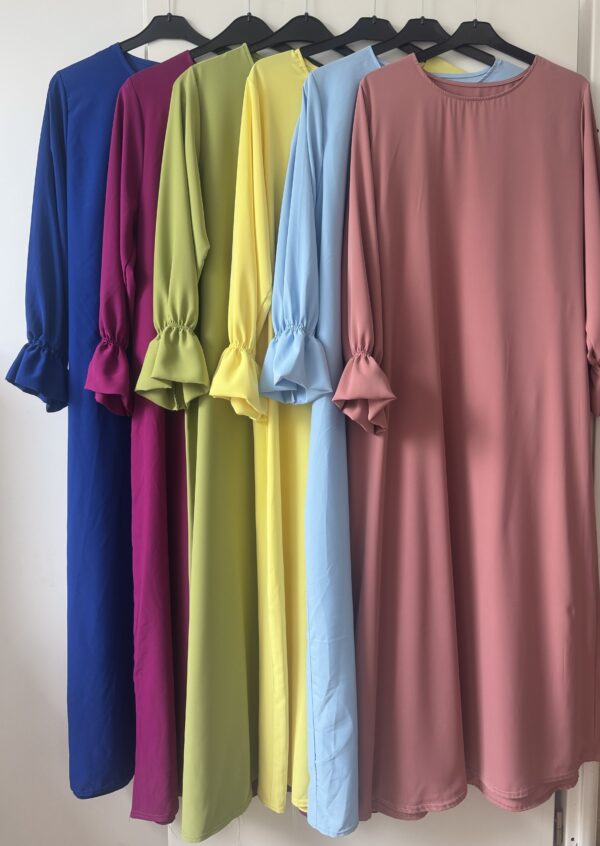 Abaya tulipe soie de médine