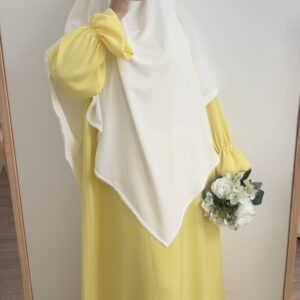 Abaya tulipe soie de médine