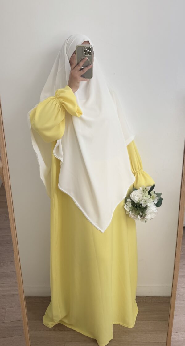 Abaya tulipe soie de médine