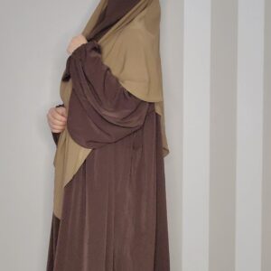 Ensemble abaya, khimar et half niqab