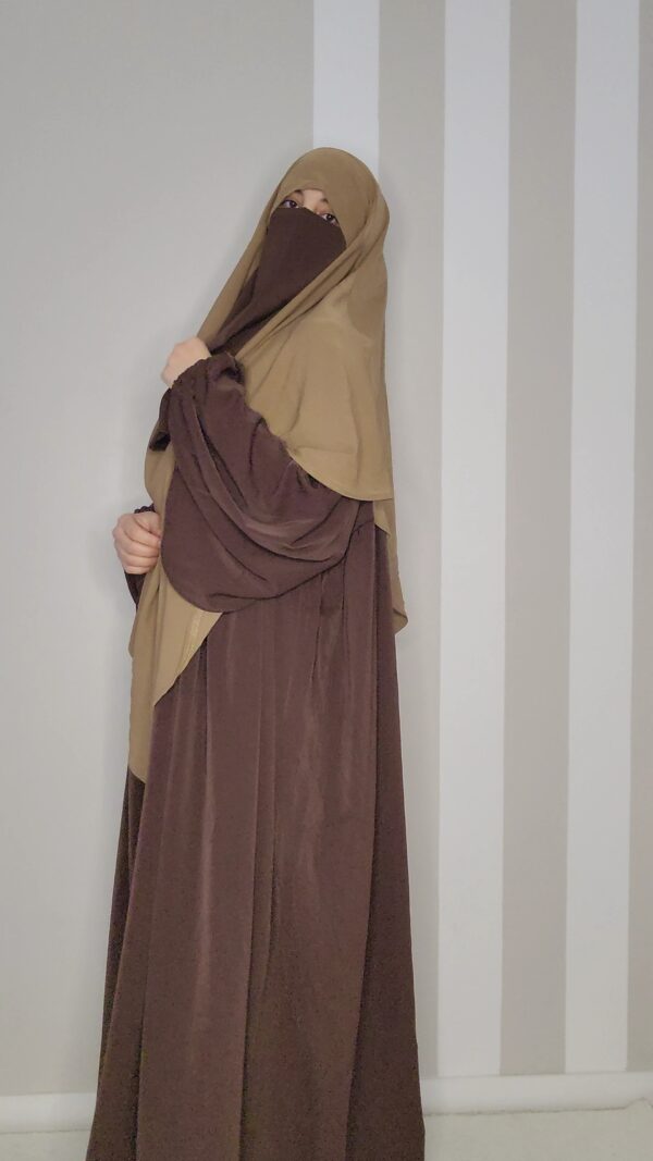 Ensemble abaya, khimar et half niqab