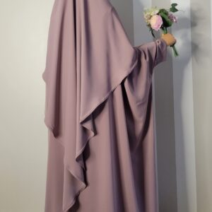 Ensemble abaya saoudienne et maxi khimar