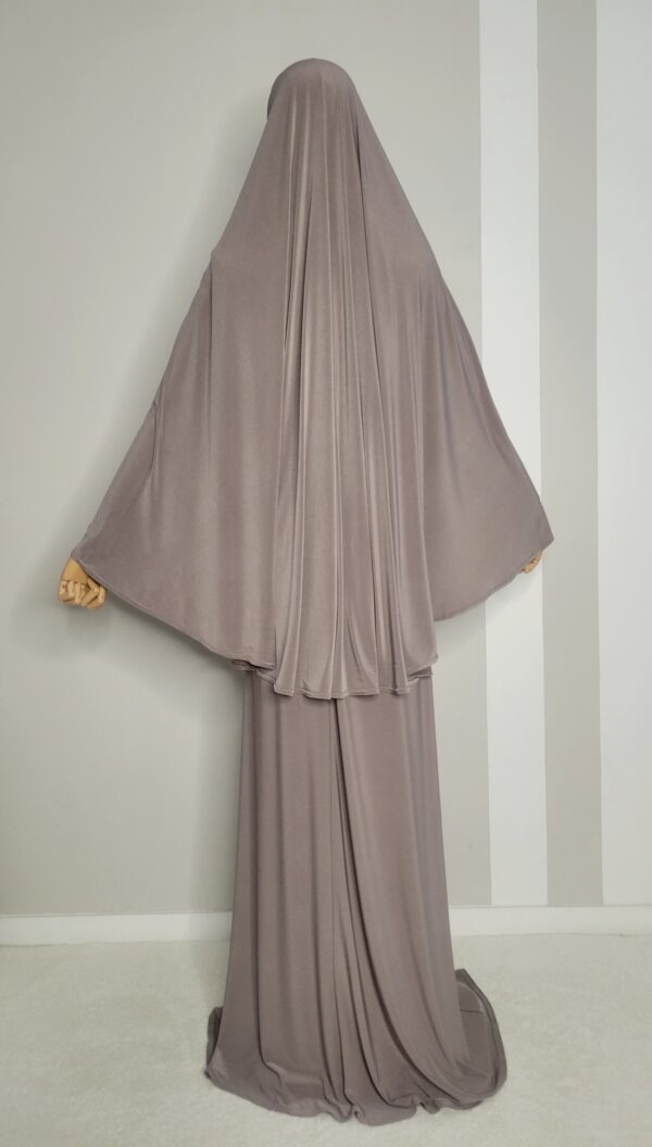 Ensemble jupe et khimar en jersey premium - Tenue de prière pour le ramadan