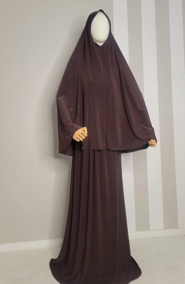 Ensemble jupe et khimar en jersey premium - Tenue de prière pour le ramadan