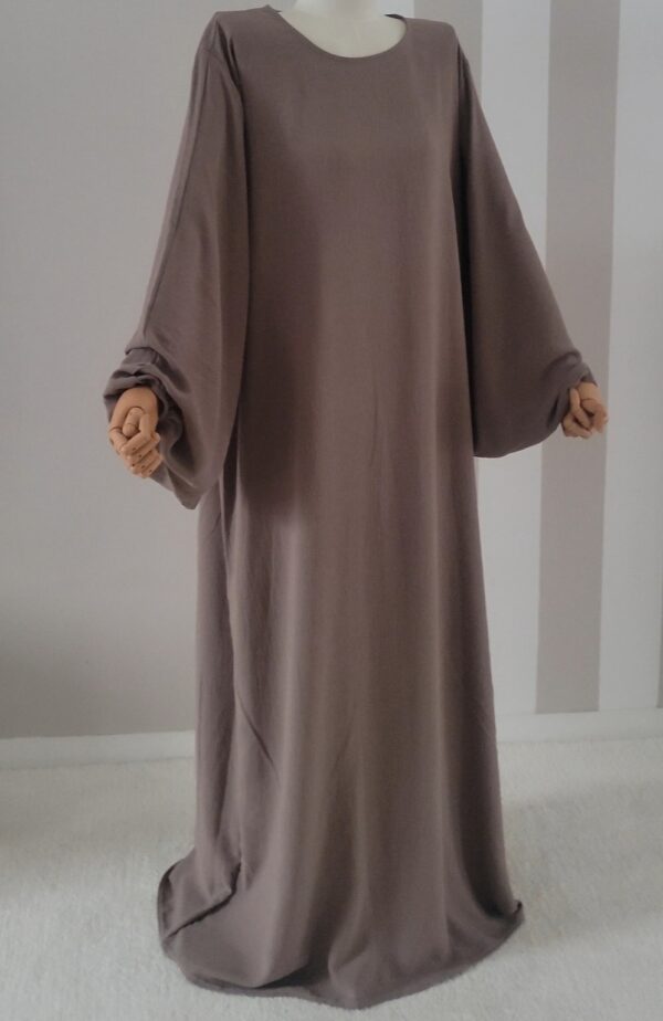 Ensemble jazz : Abaya ballon et khimar cape option casquette