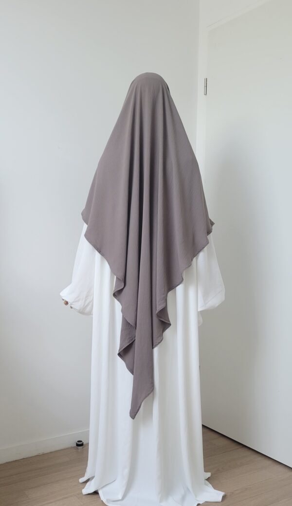 Maxi khimar jazz taupe