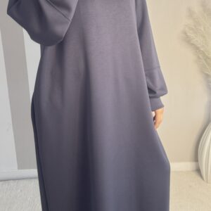 Comfy robe, robe sweat gris anthracite
