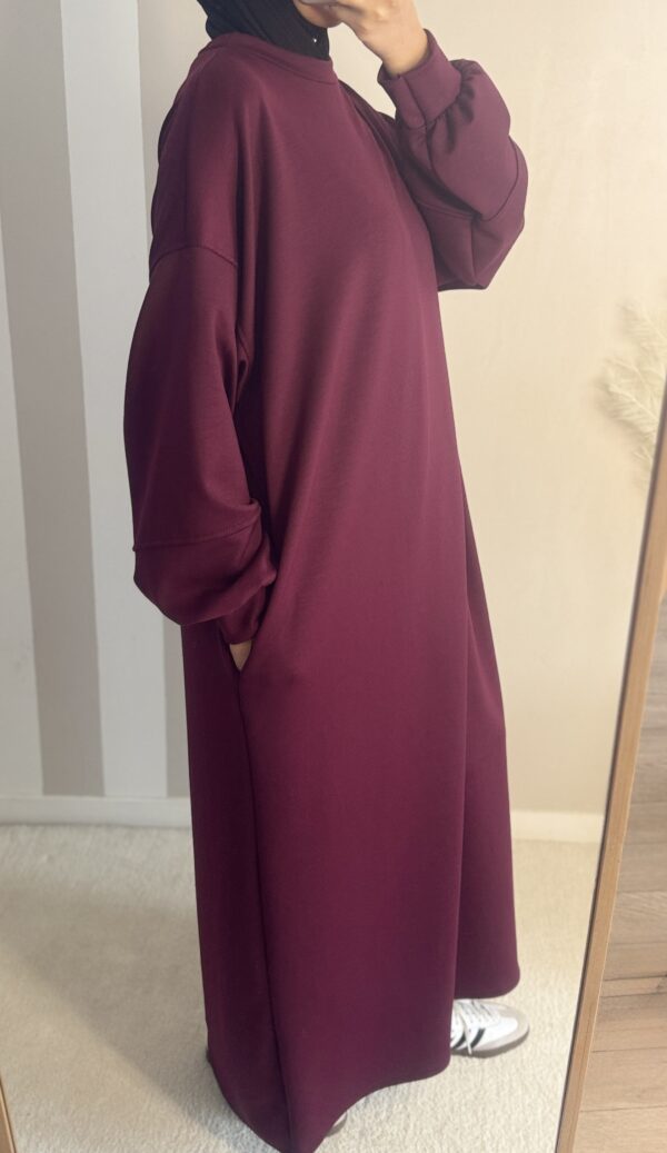 Comfy robe, robe sweat noir