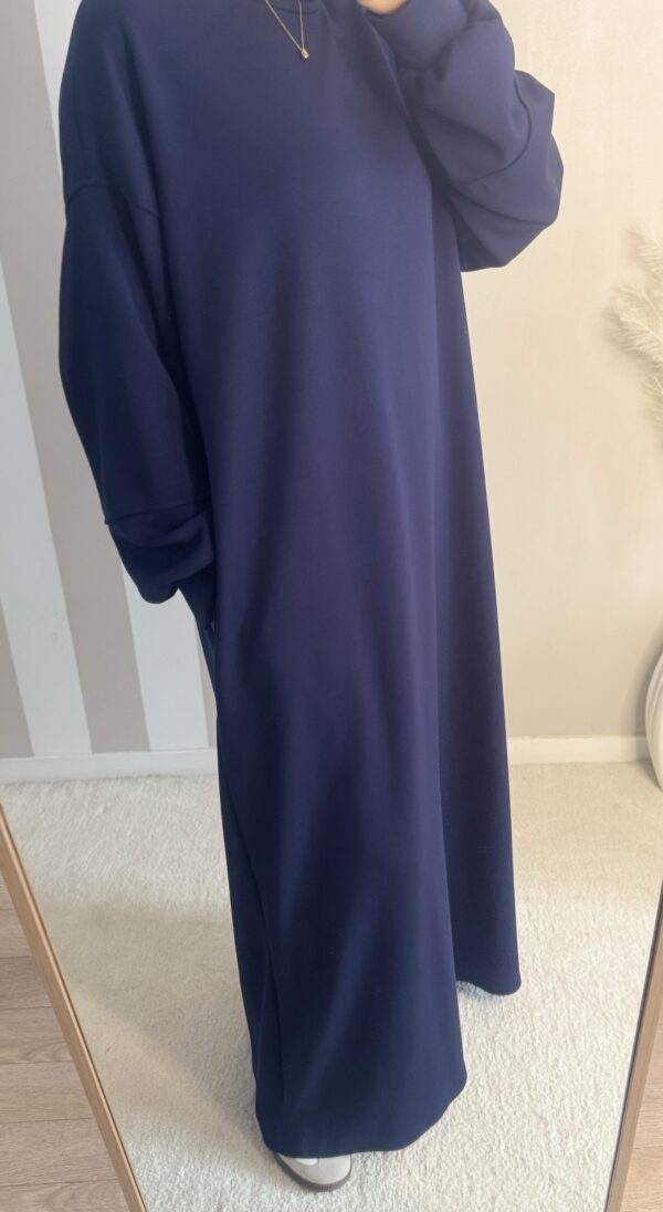 Comfy robe, robe sweat bleu marine