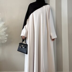 Abaya Comfy 2 en 1 écru