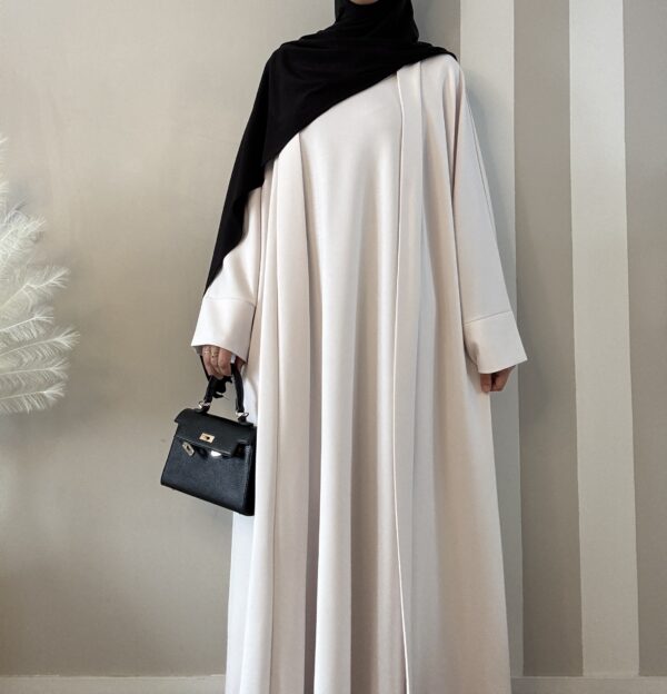 Abaya Comfy 2 en 1 écru