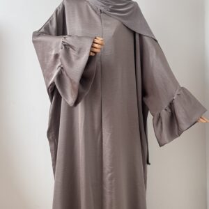 Abaya d'allaitement taupe