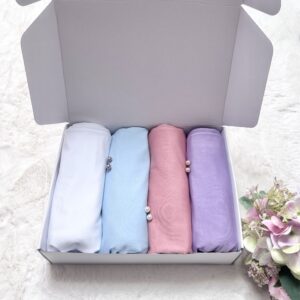 Box hijabs liquid jersey - Les Pastels
