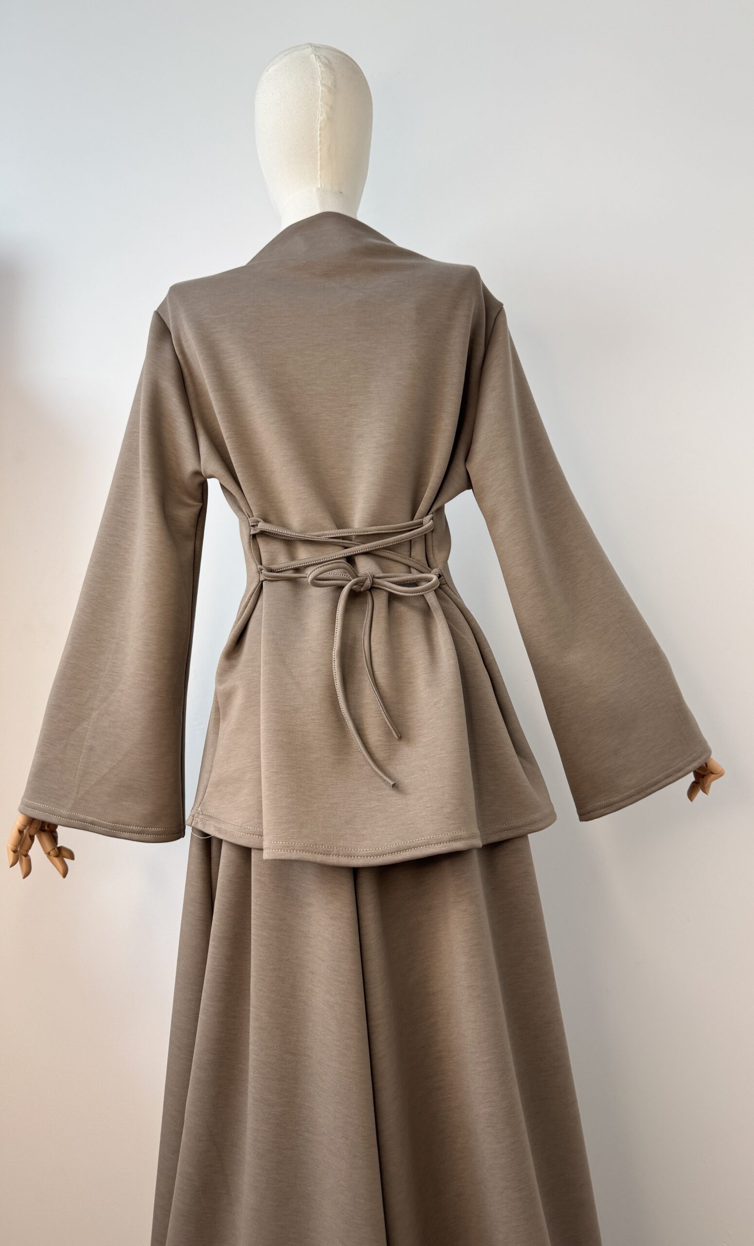 Ensemble jupe comfy taupe