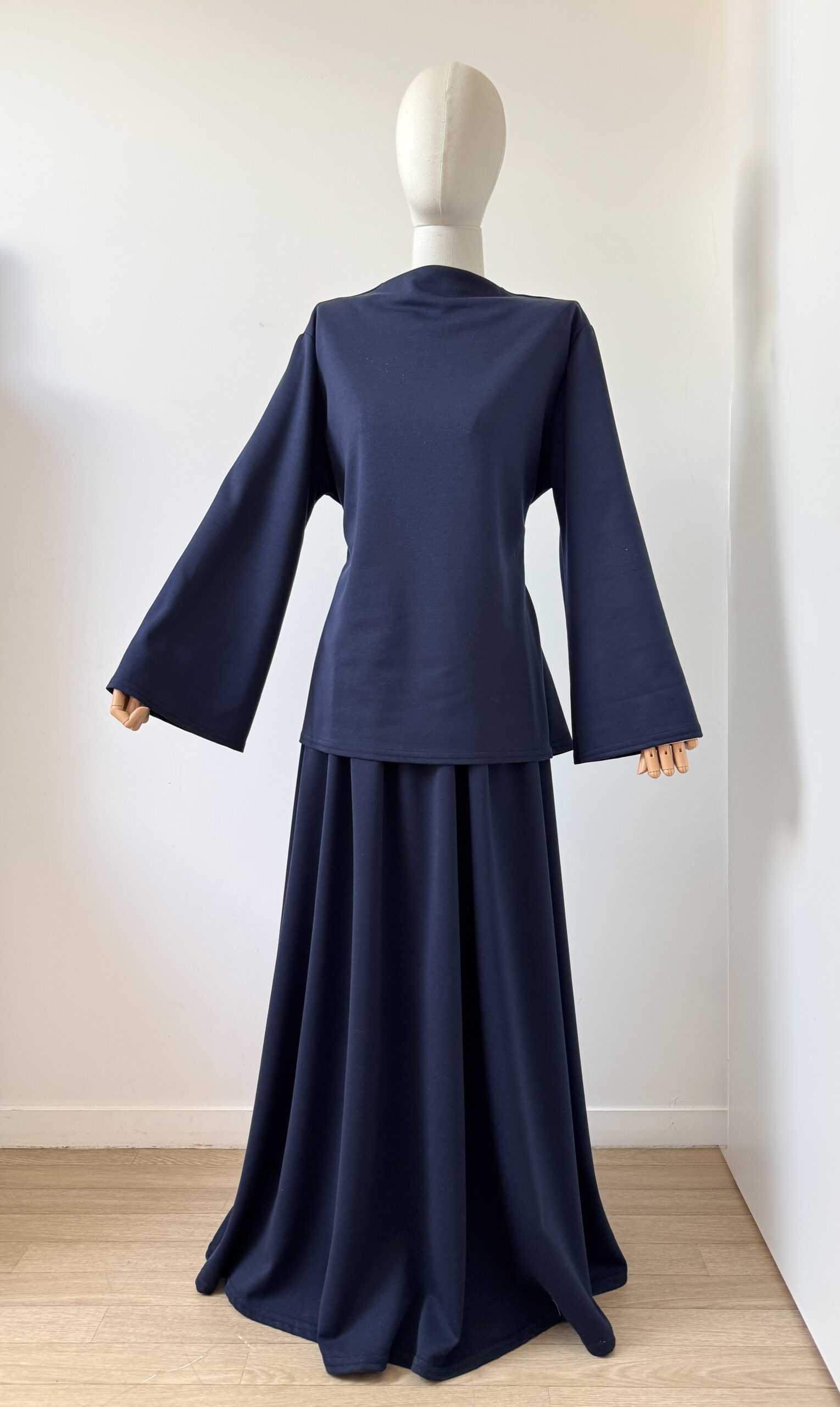 Ensemble jupe comfy blau marine