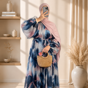 Robe longue imprimée