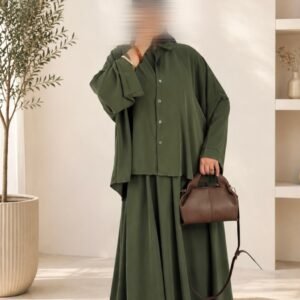 Ensemble jupe soie de médine